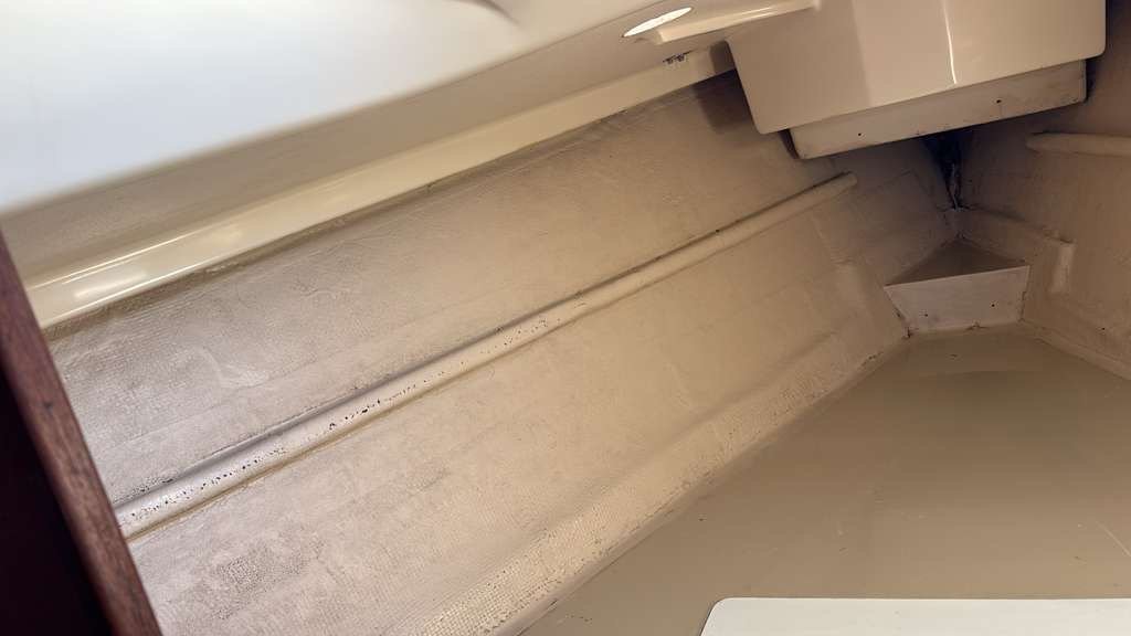 Clean boat bilge and hull interior