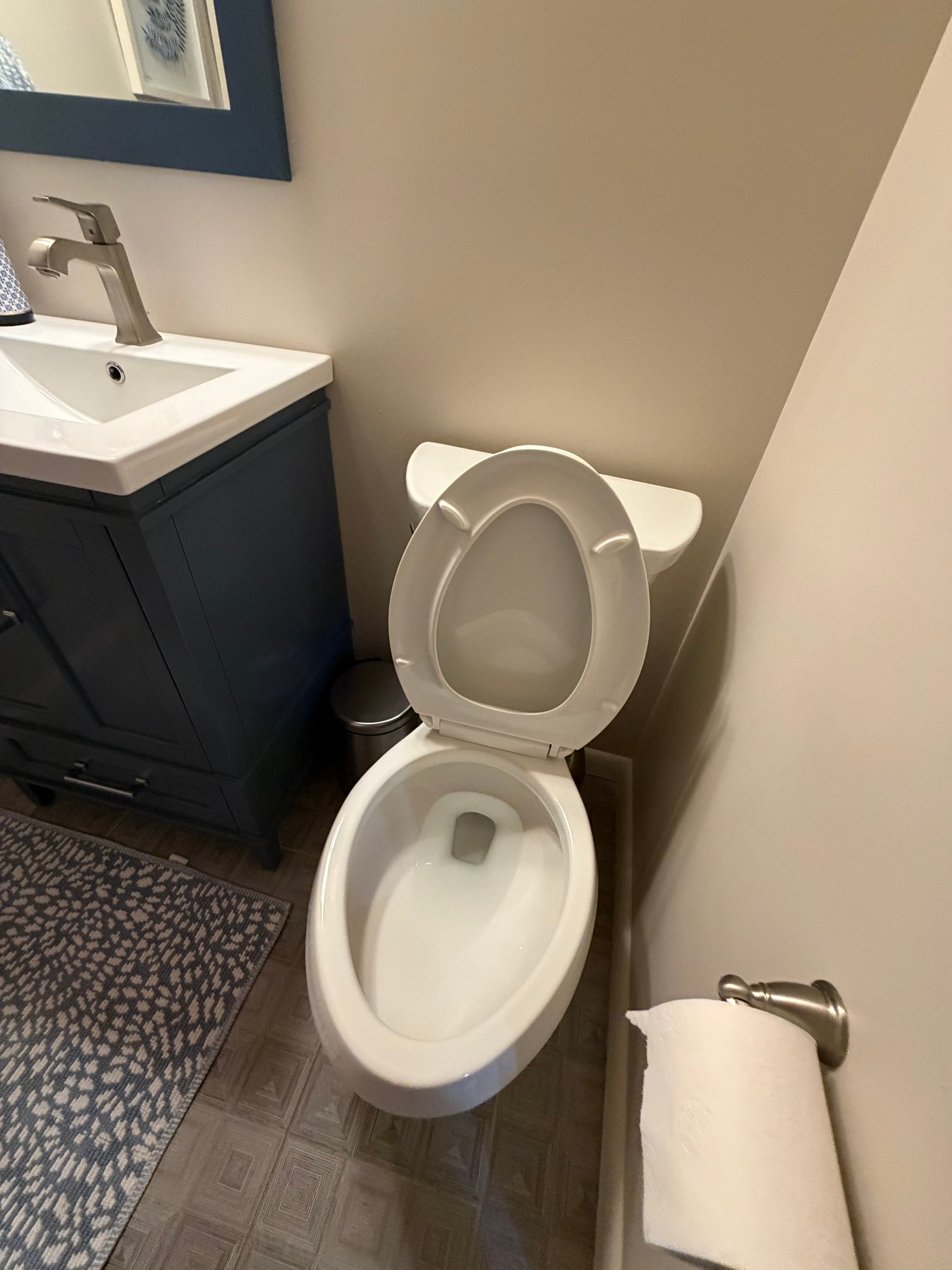 Mopping hardwood flooring